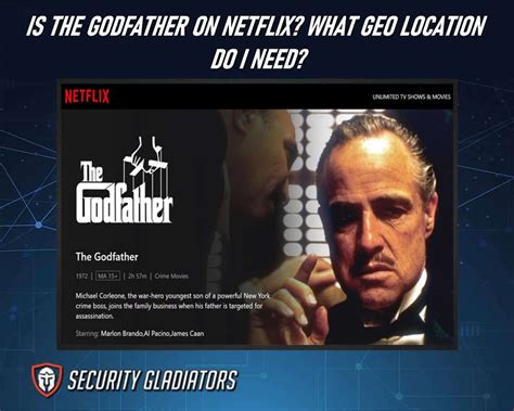 godfather movie on netflix|is the godfather on netflix.